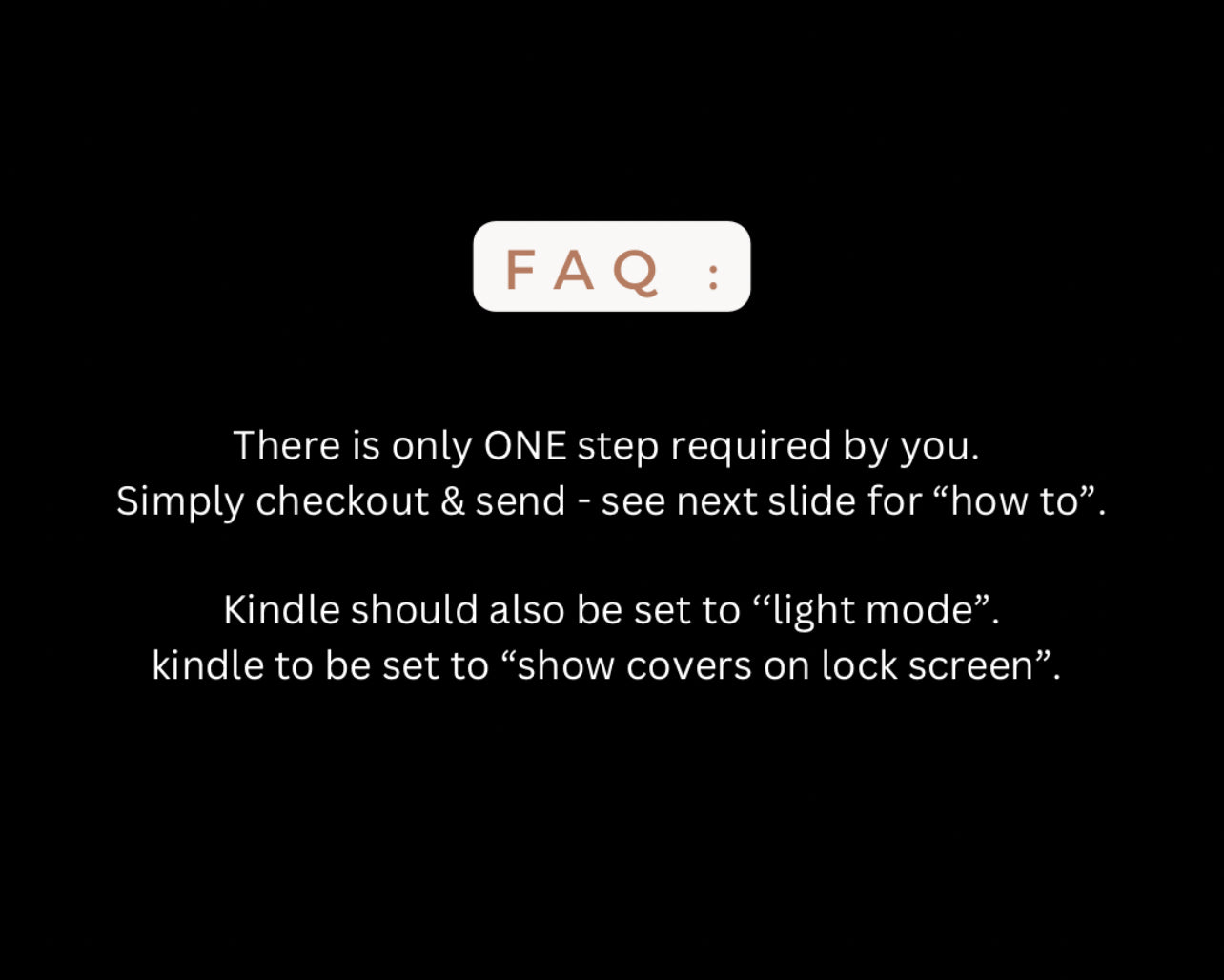 BOOK LOVERS KINDLE SCREEN SAVER