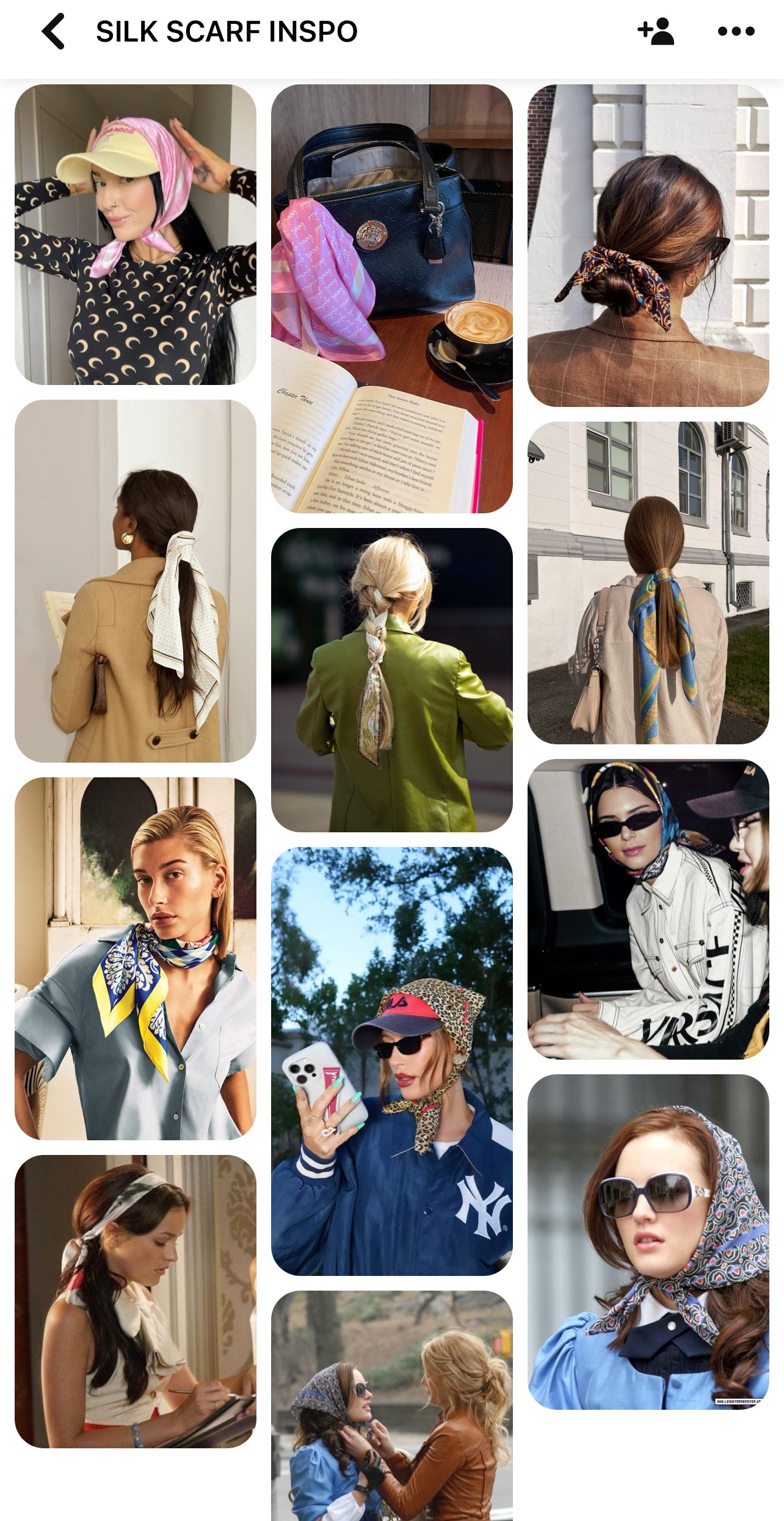 BOOK GIRLIE SILK SCARF SALE