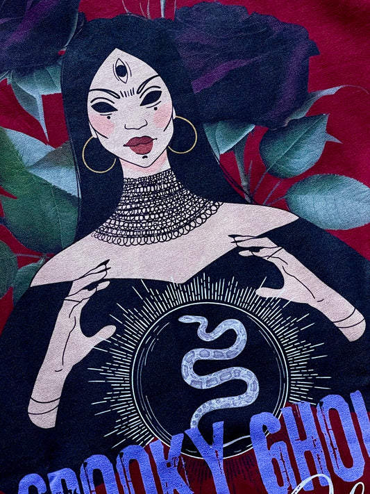 SPOOKY GHOUL OVERSIZED TEE