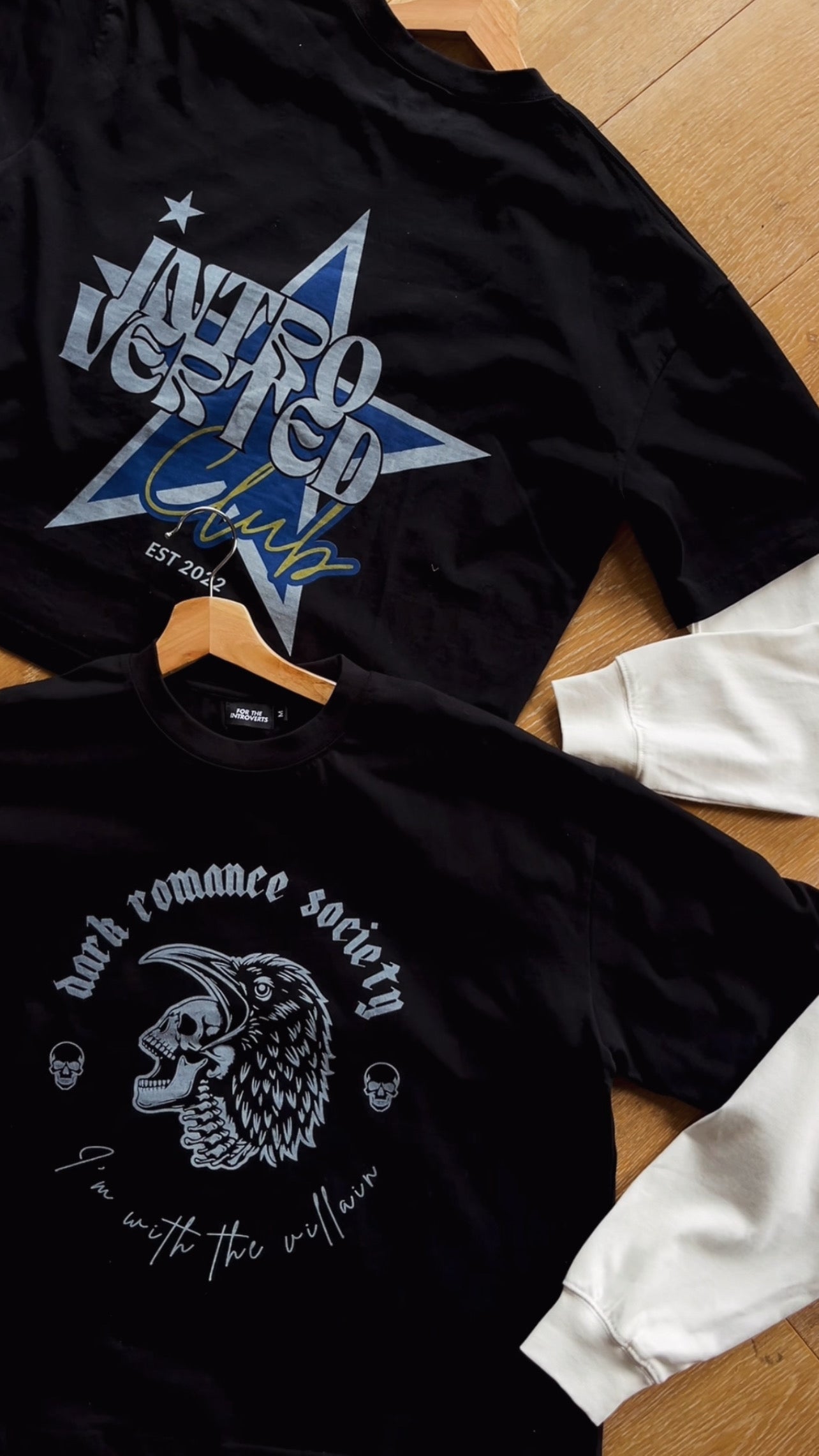 INTROVERTED CLUB CREW NECK LONG SLEEVE