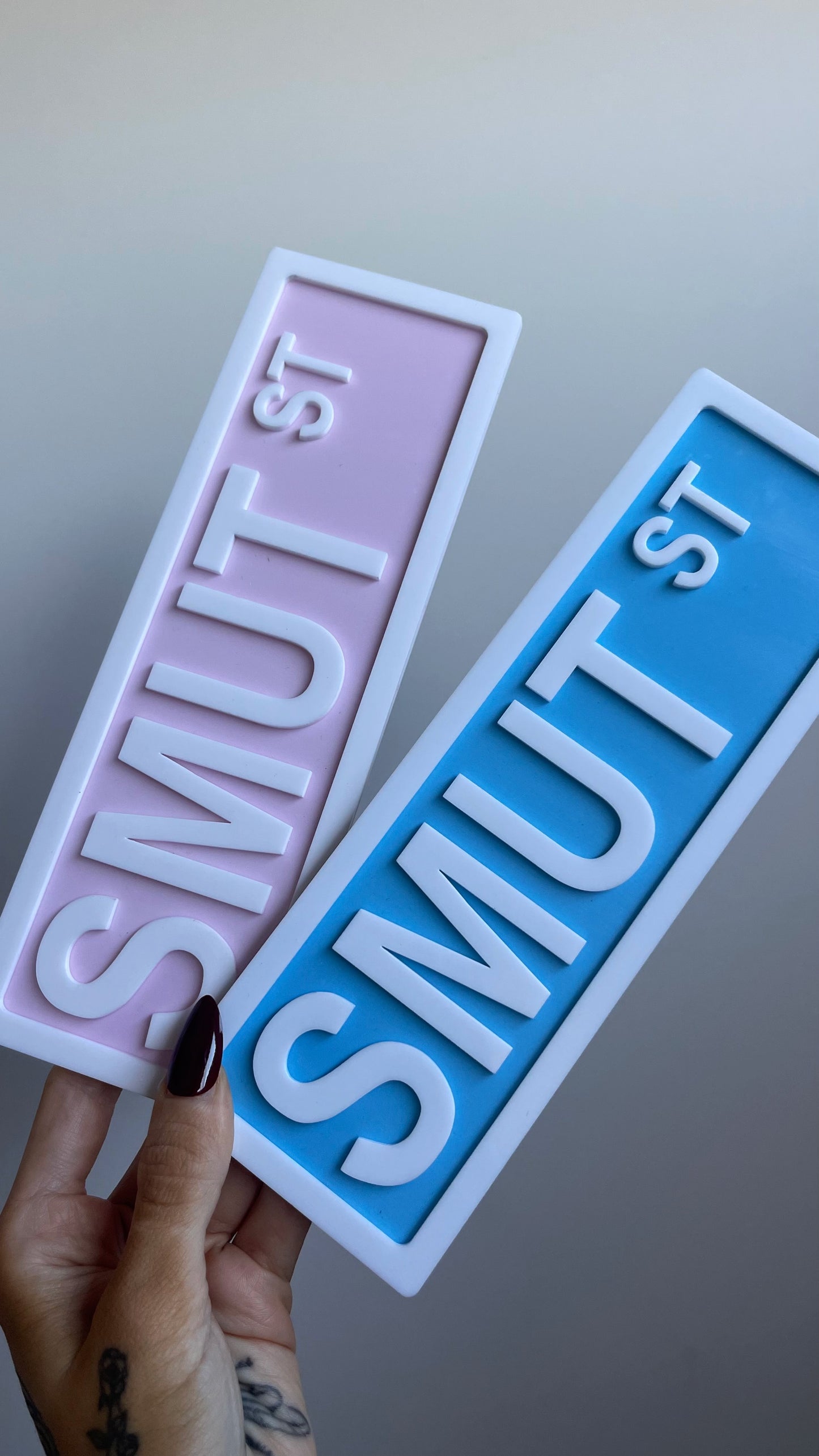 SMUT ST SHELF SIGN