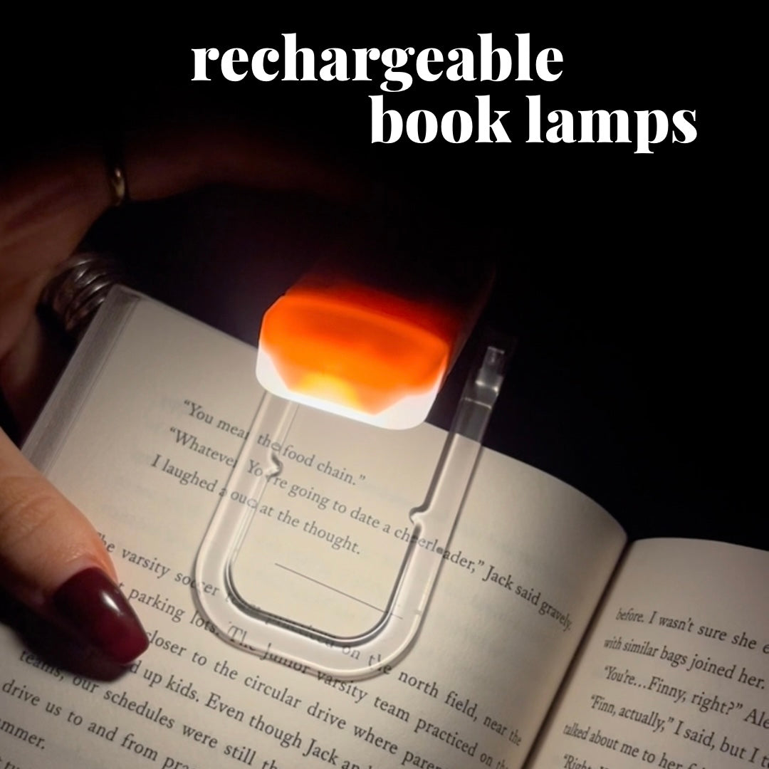 RECHARGEABLE BOOK LAMPS