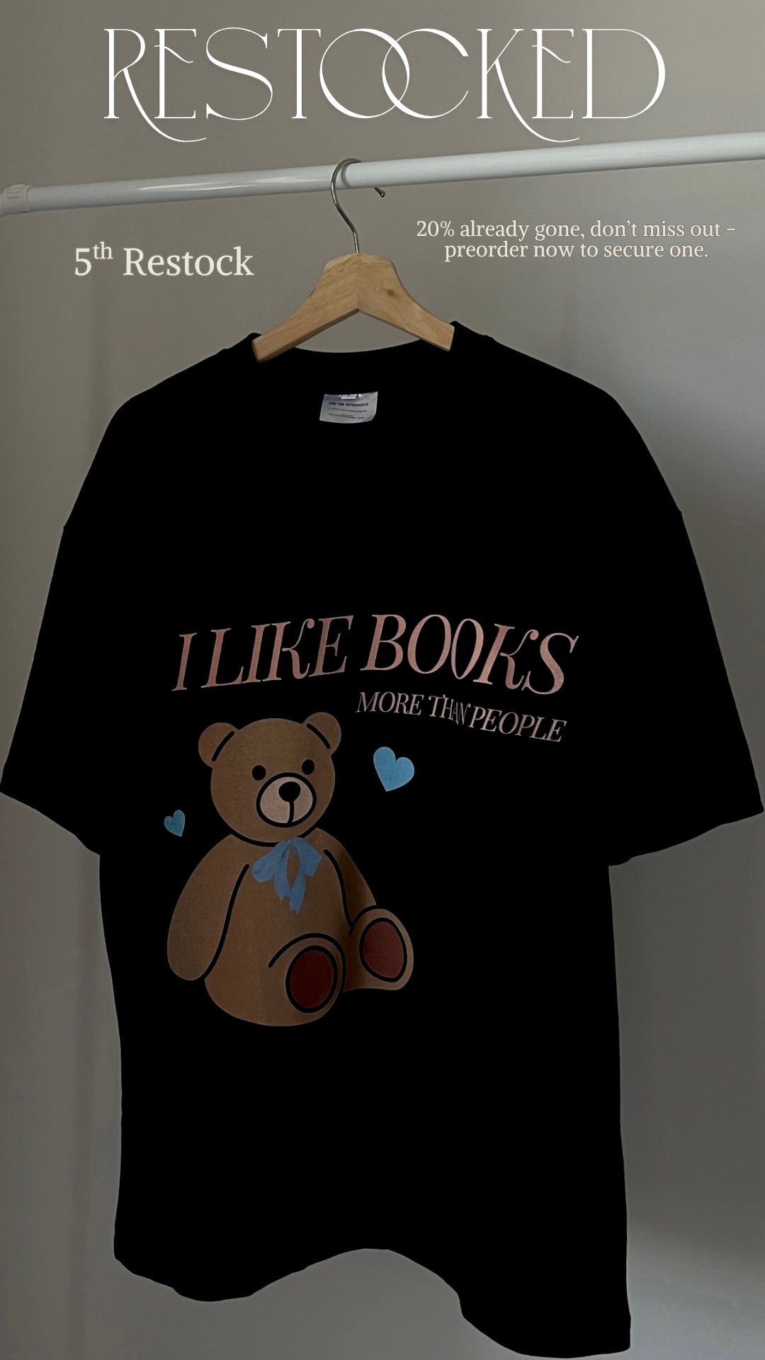 TEDDY TEE, OVERSIZED BOOK SHIRT