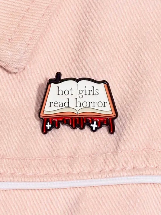 HORROR BOOK PIN