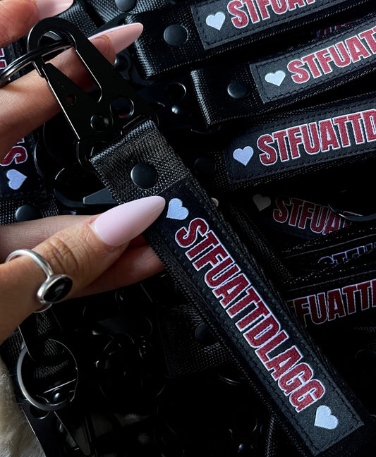 STFUATTDLAGG DARK ROMANCE KEYCHAIN LANYARD
