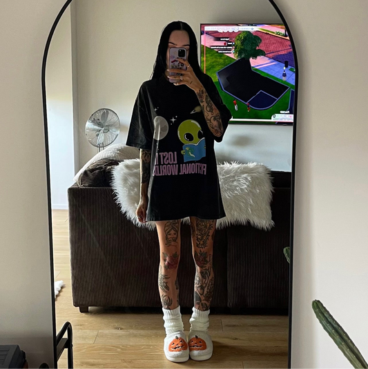 FANTASY BOOK SHIRT, OVERSIZED *SALE*