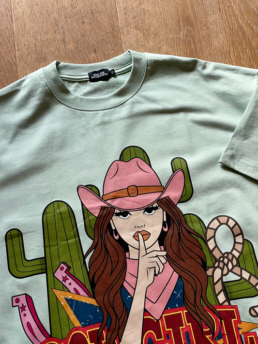 SPICE-Y COWBOY ROMANCE OVERSIZED TEE