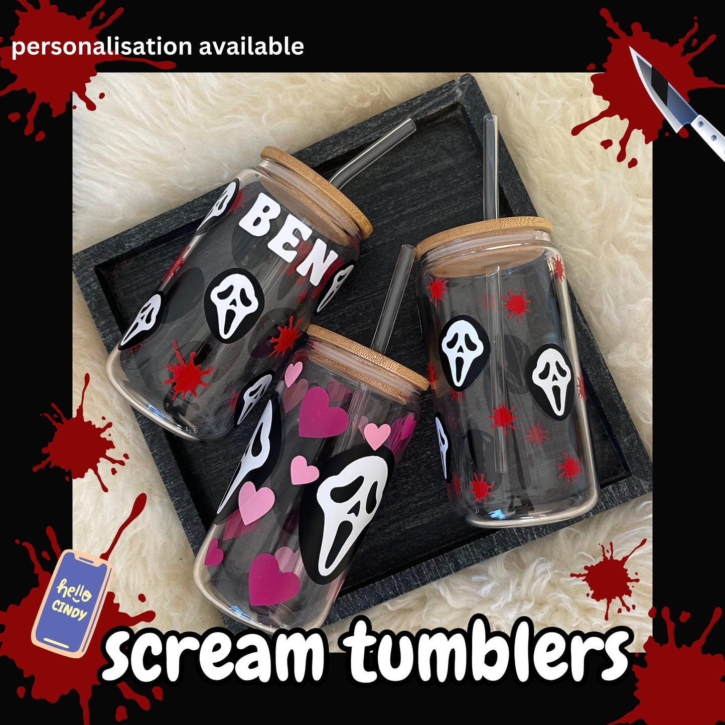 GHOSTFACE TUMBLER | SCREAM