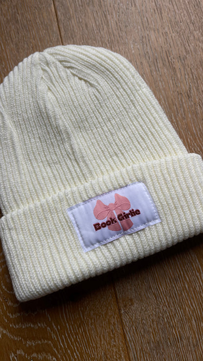 BOOK GIRLIE CHUNKY RIB BEANIE