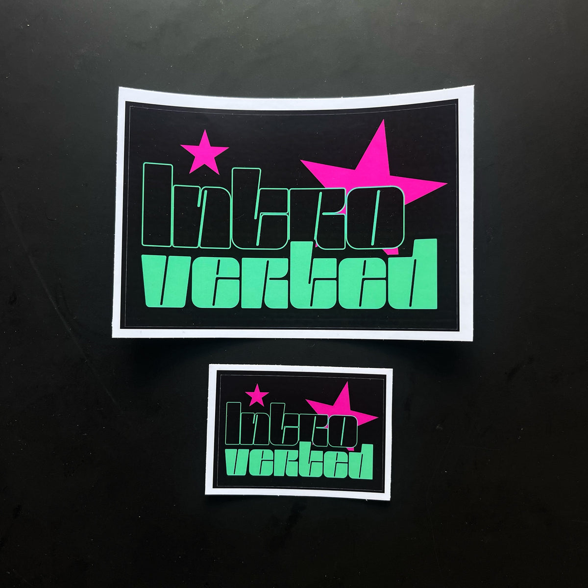 INTROVERTED CLUB STICKER (aqua)