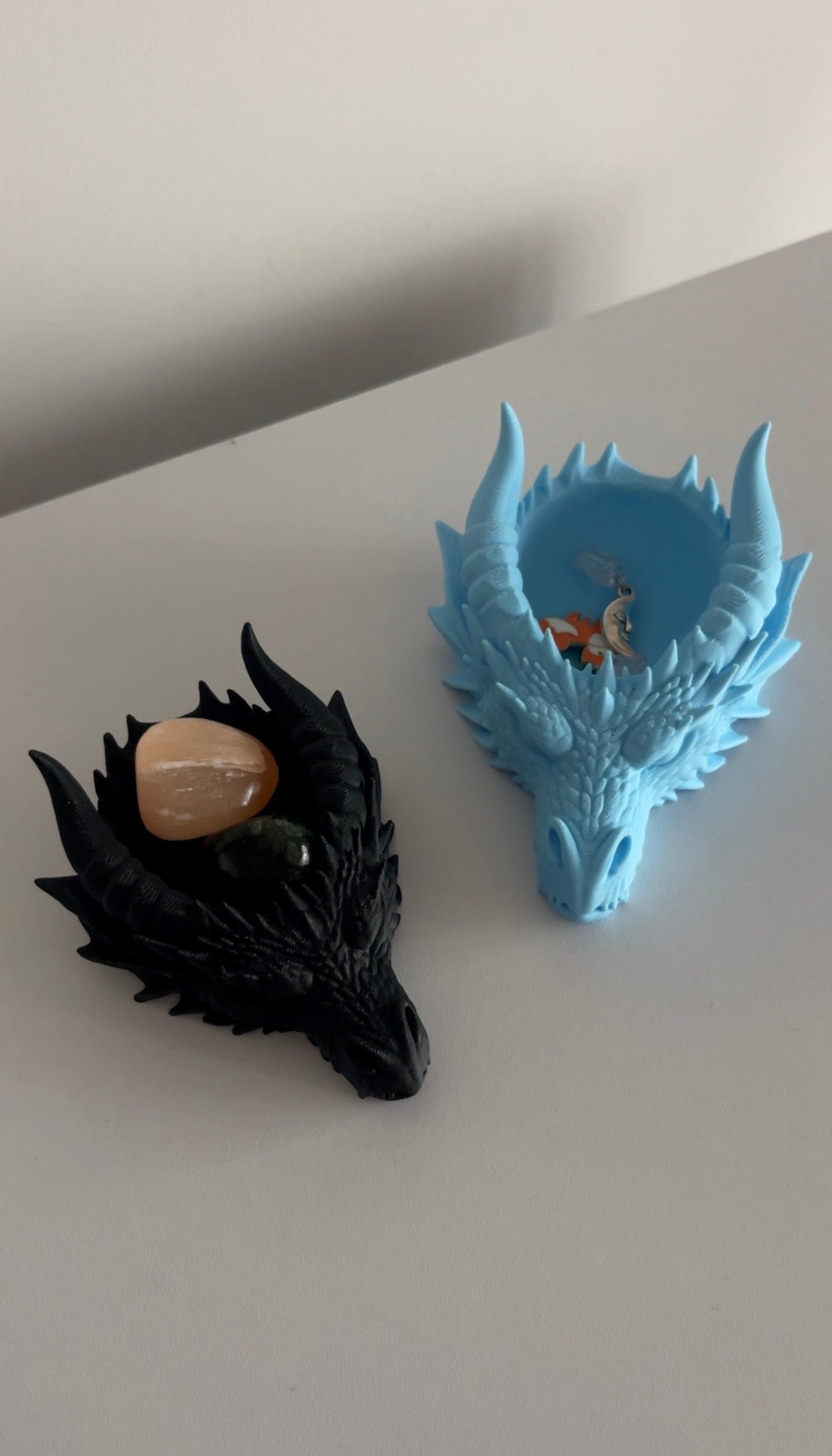 DRAGON TRINKET HOLDER, BLUE