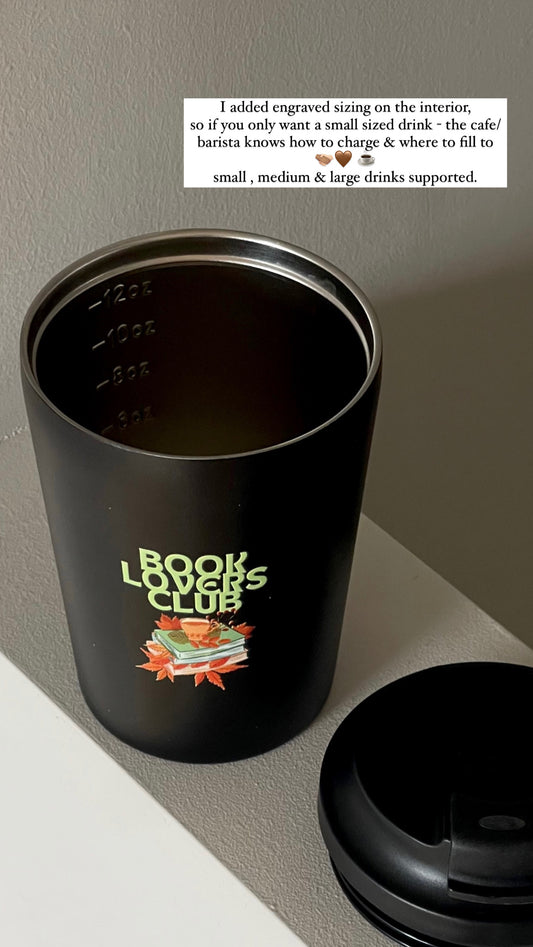 RATHER BE READING REUSABLE COFFEE CUP *preorder only*