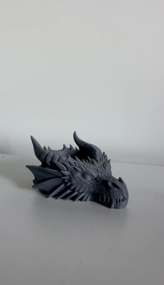 DRAGON TRINKET HOLDER, GREY