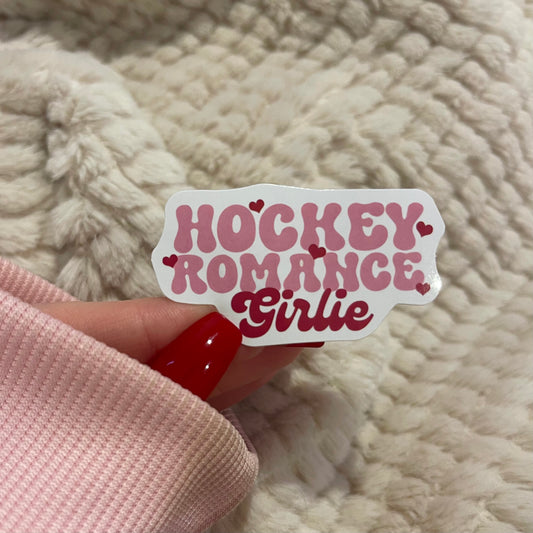 HOCKEY ROMANCE GIRLIE STICKER