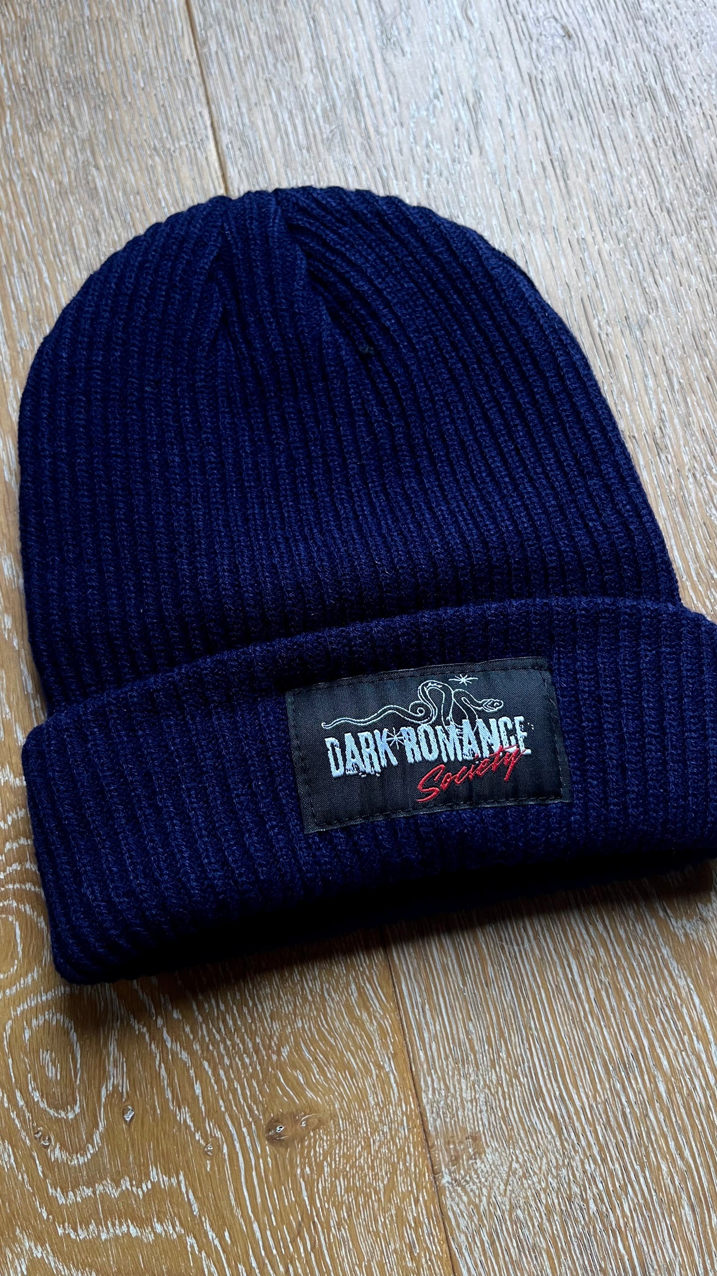 DARK ROMANCE SOCIETY CHUNKY RIB BEANIE