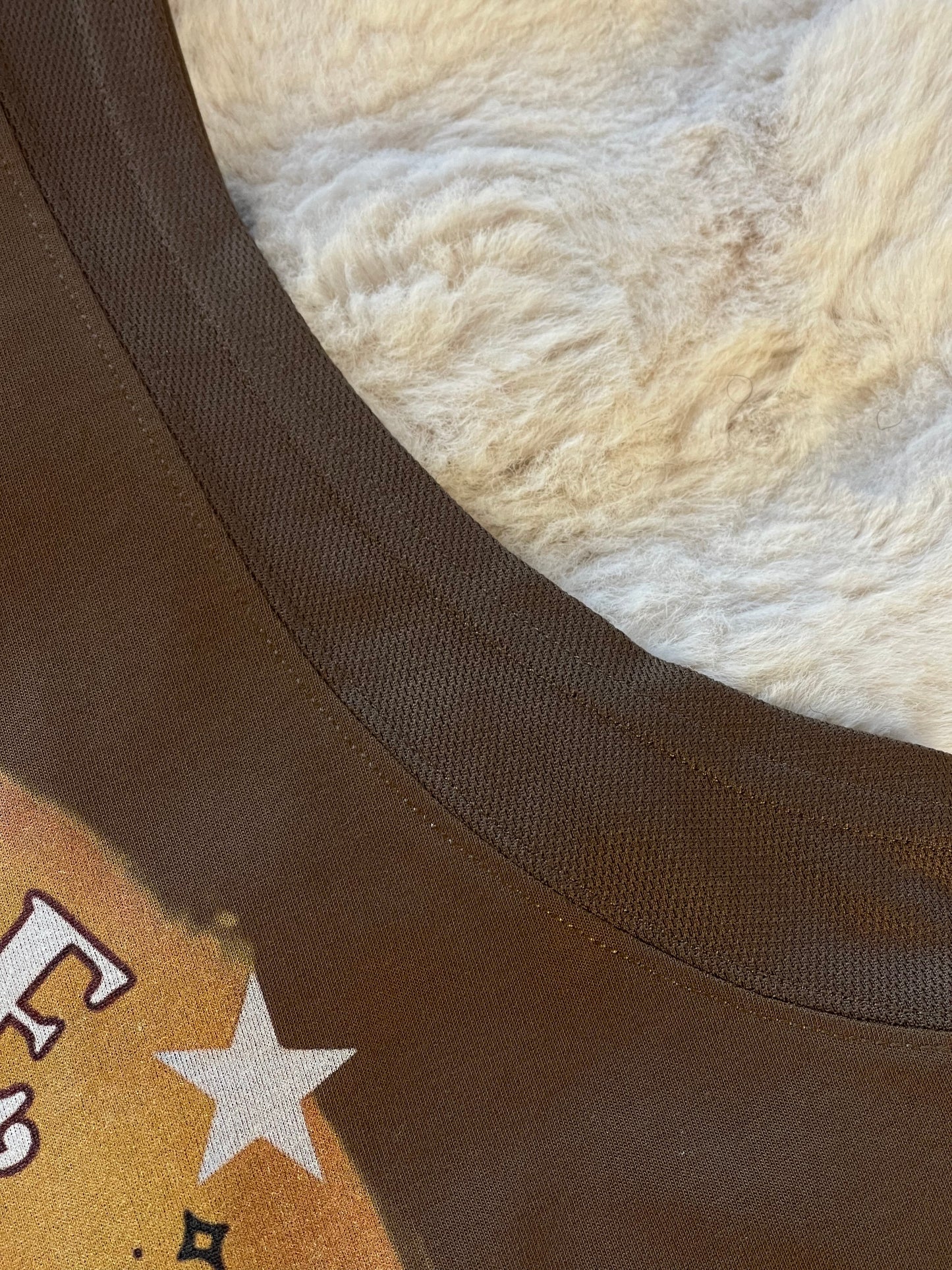 COWBOY OVERSIZED MUSCLE TANK, CHOC BROWN