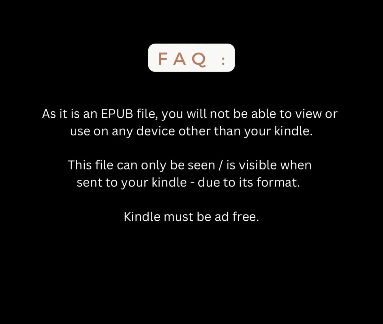 EMOTIONAL SUPPORT KINDLE SCREEN SAVER