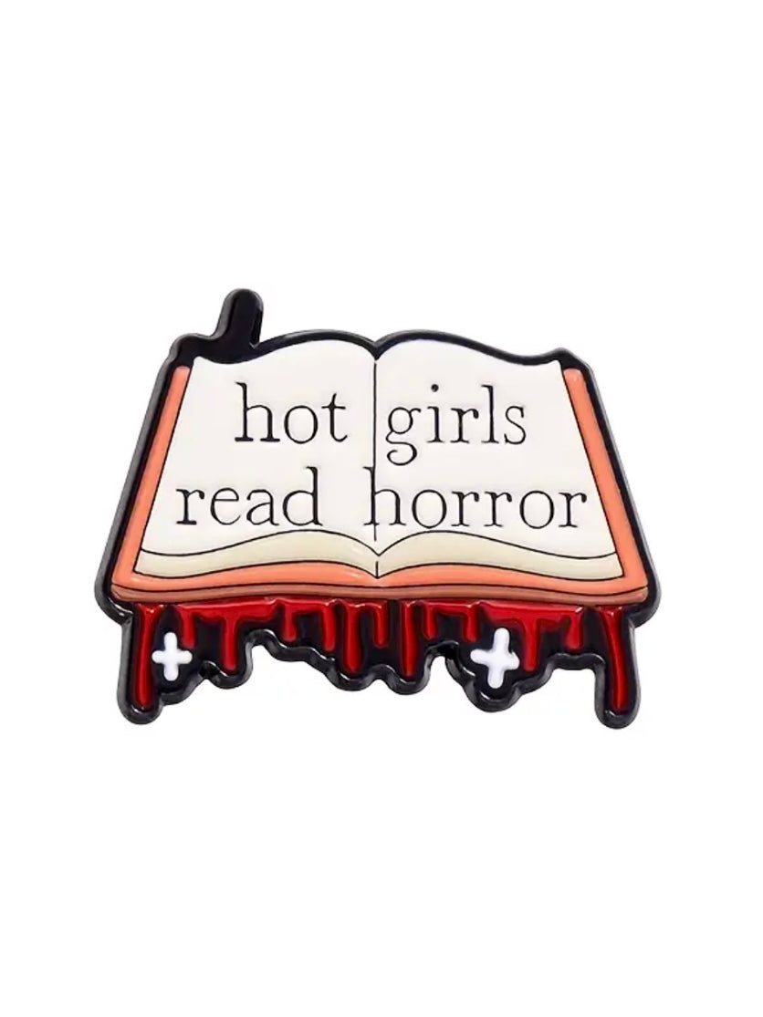 HORROR BOOK PIN
