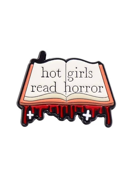 HORROR BOOK PIN