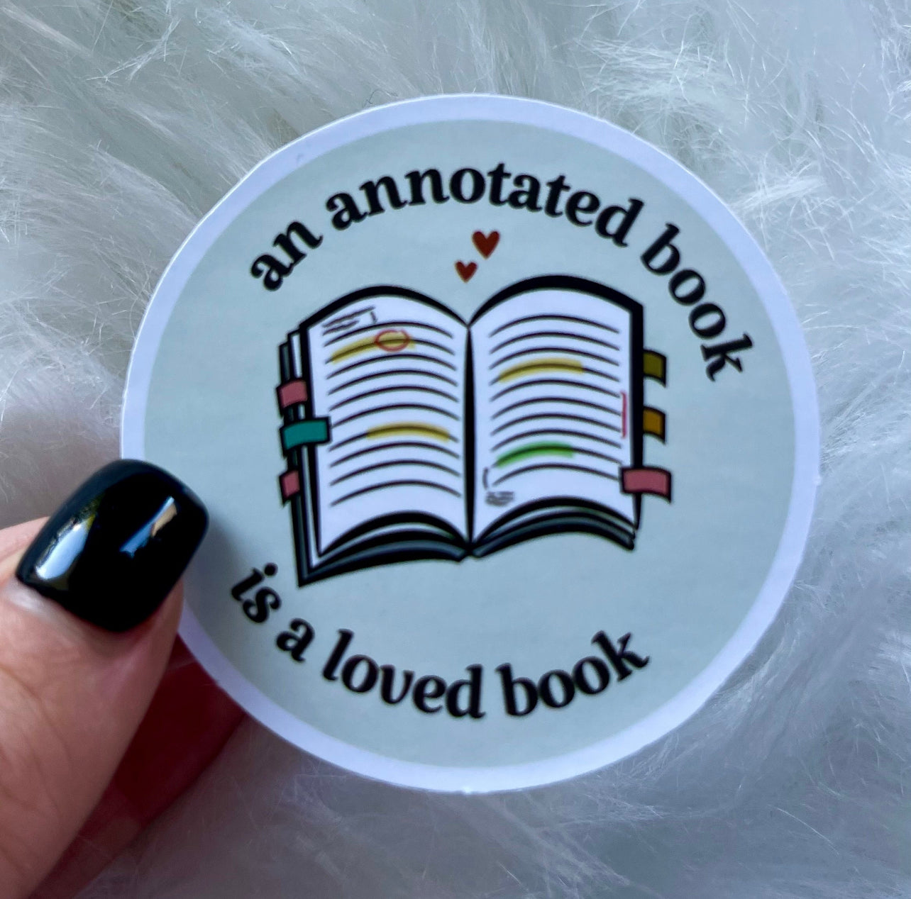 ANNOTATED BOOK STICKER