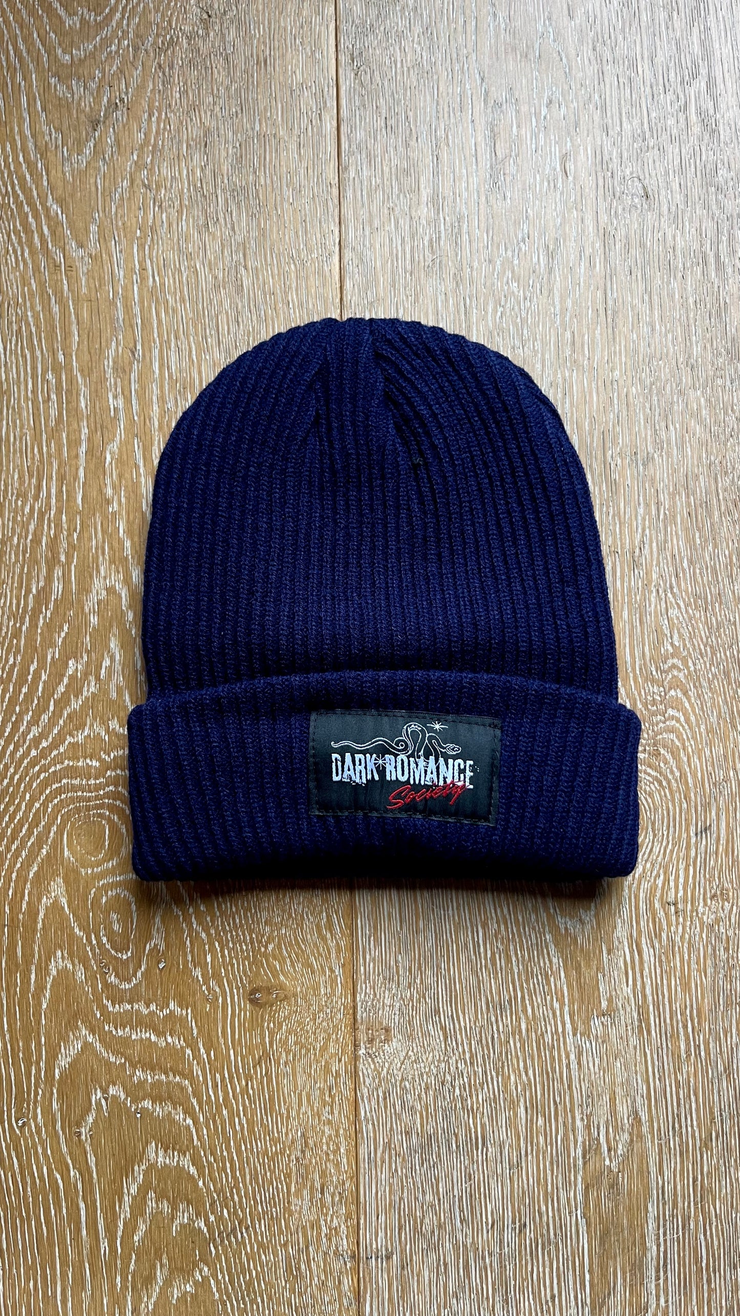 DARK ROMANCE SOCIETY CHUNKY RIB BEANIE