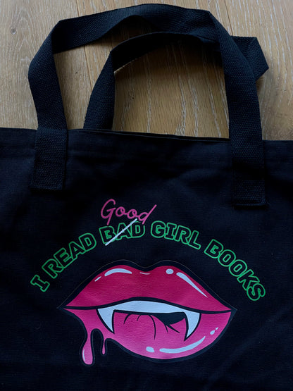 VAMPIRE SMUT BOOK BAG, BLACK