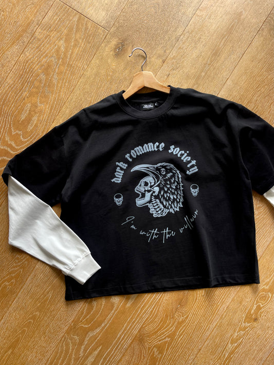 DARK ROMANCE CREW NECK LONG SLEEVE
