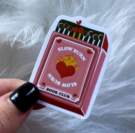 SLOW BURN BOOK CLUB STICKER