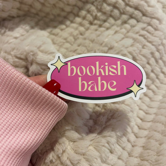 BOOKISH BABE BOOK STICKER