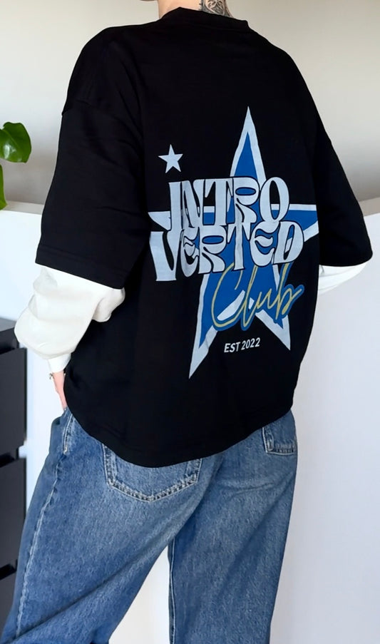 INTROVERTED CLUB CREW NECK LONG SLEEVE *sale*
