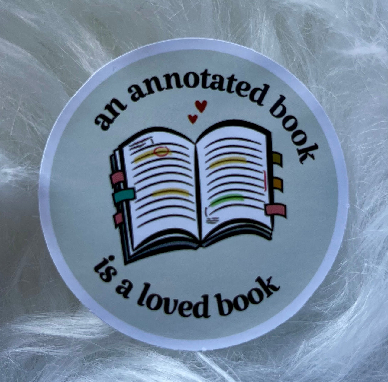 ANNOTATED BOOK STICKER