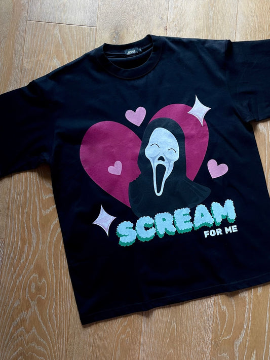 SCREAM FOR ME OVERSIZED TEE