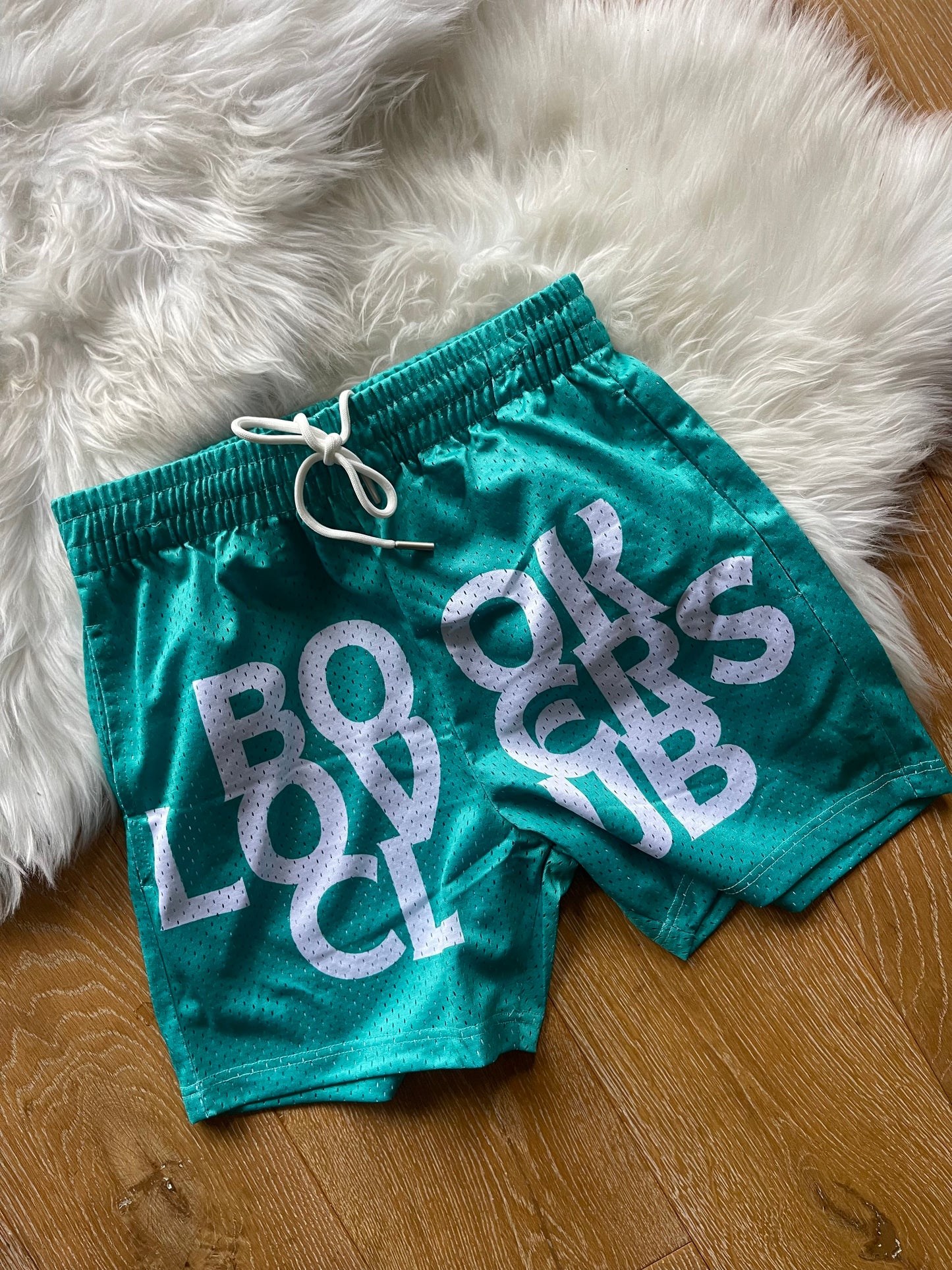TURQUOISE GREEN BOOK LOVERS CLUB SUMMER SHORTS