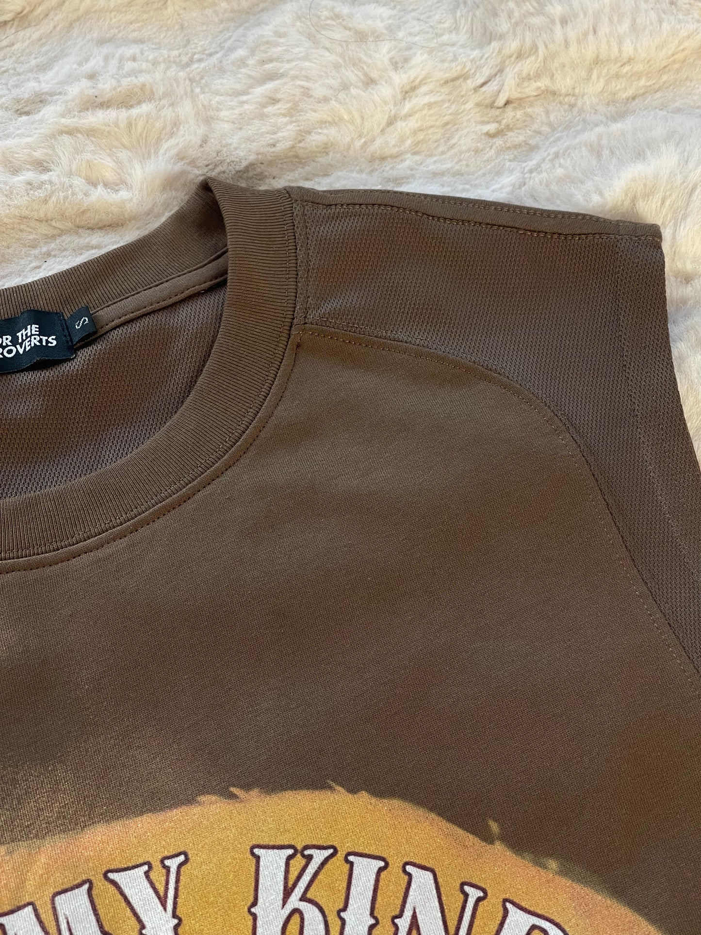 COWBOY OVERSIZED MUSCLE TANK, CHOC BROWN