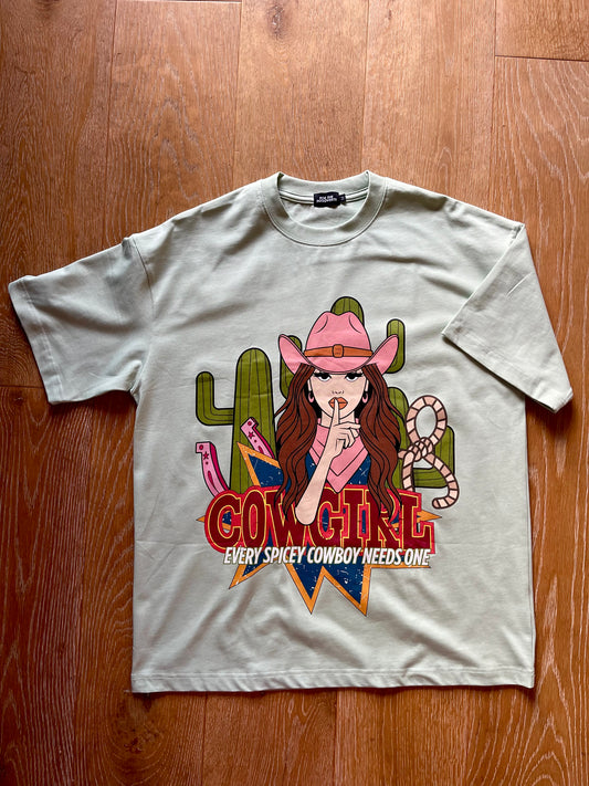 SPICE-Y COWBOY ROMANCE OVERSIZED TEE