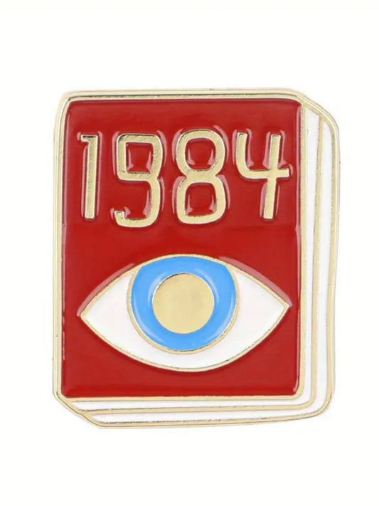 1984 BOOK PIN
