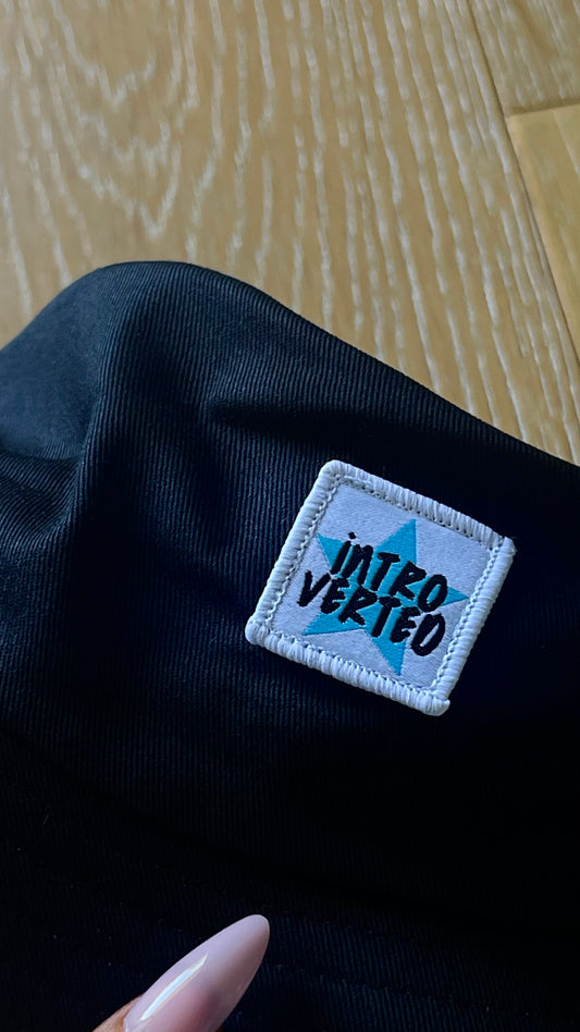 INTROVERTED BLACK BUCKET HAT SALE