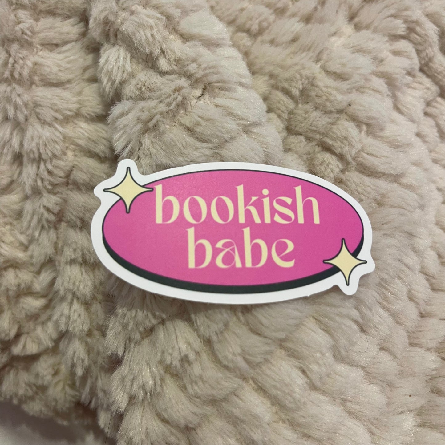 BOOKISH BABE BOOK STICKER