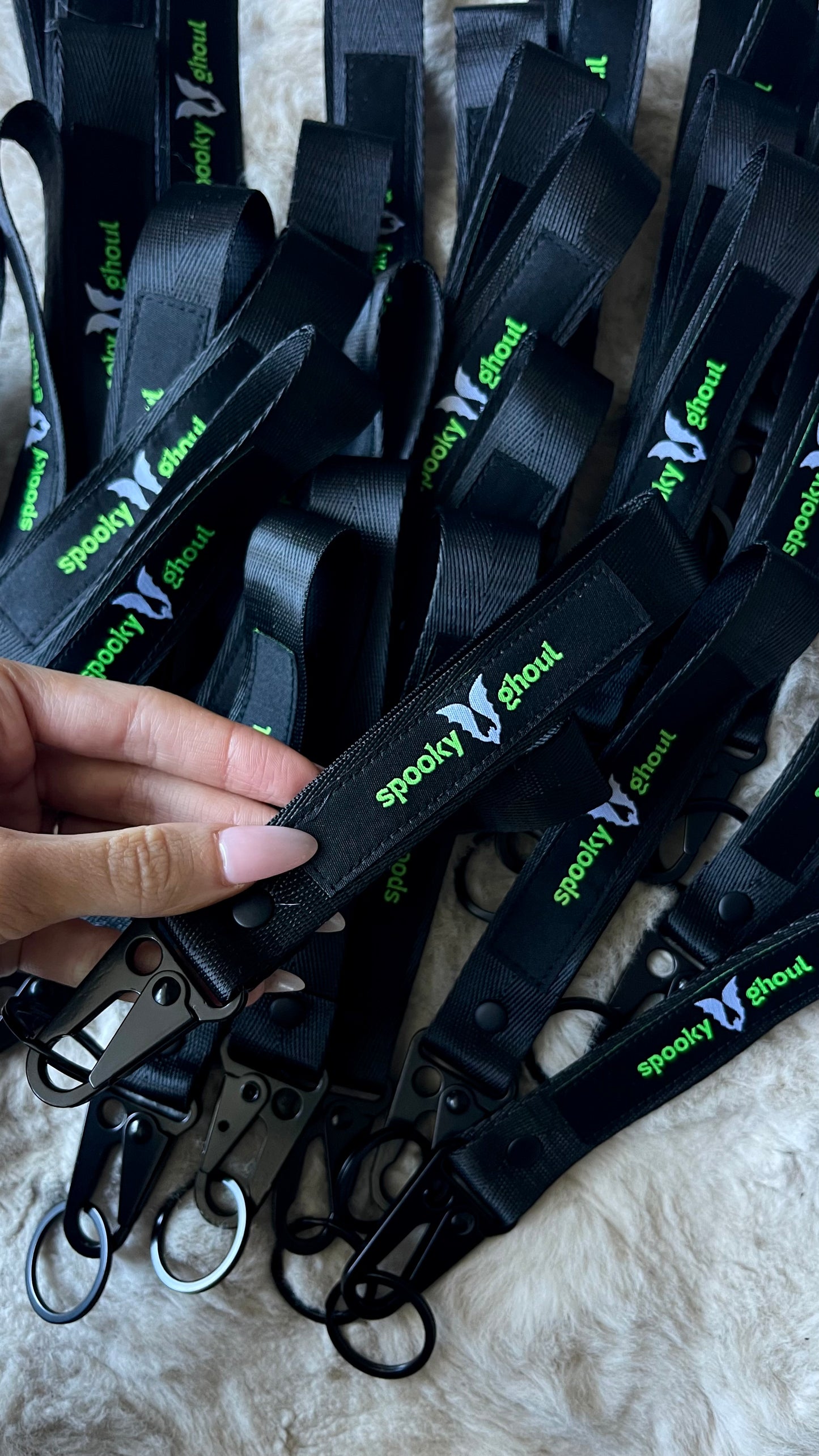 SPOOKY GHOUL KEYCHAIN LANYARD