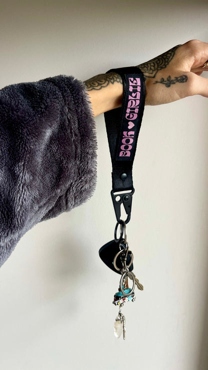 BOOK GIRLIE KEYCHAIN LANYARD