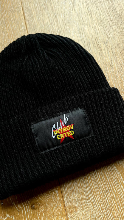 CLUB INTROVERT CHUNKY RIB BEANIE