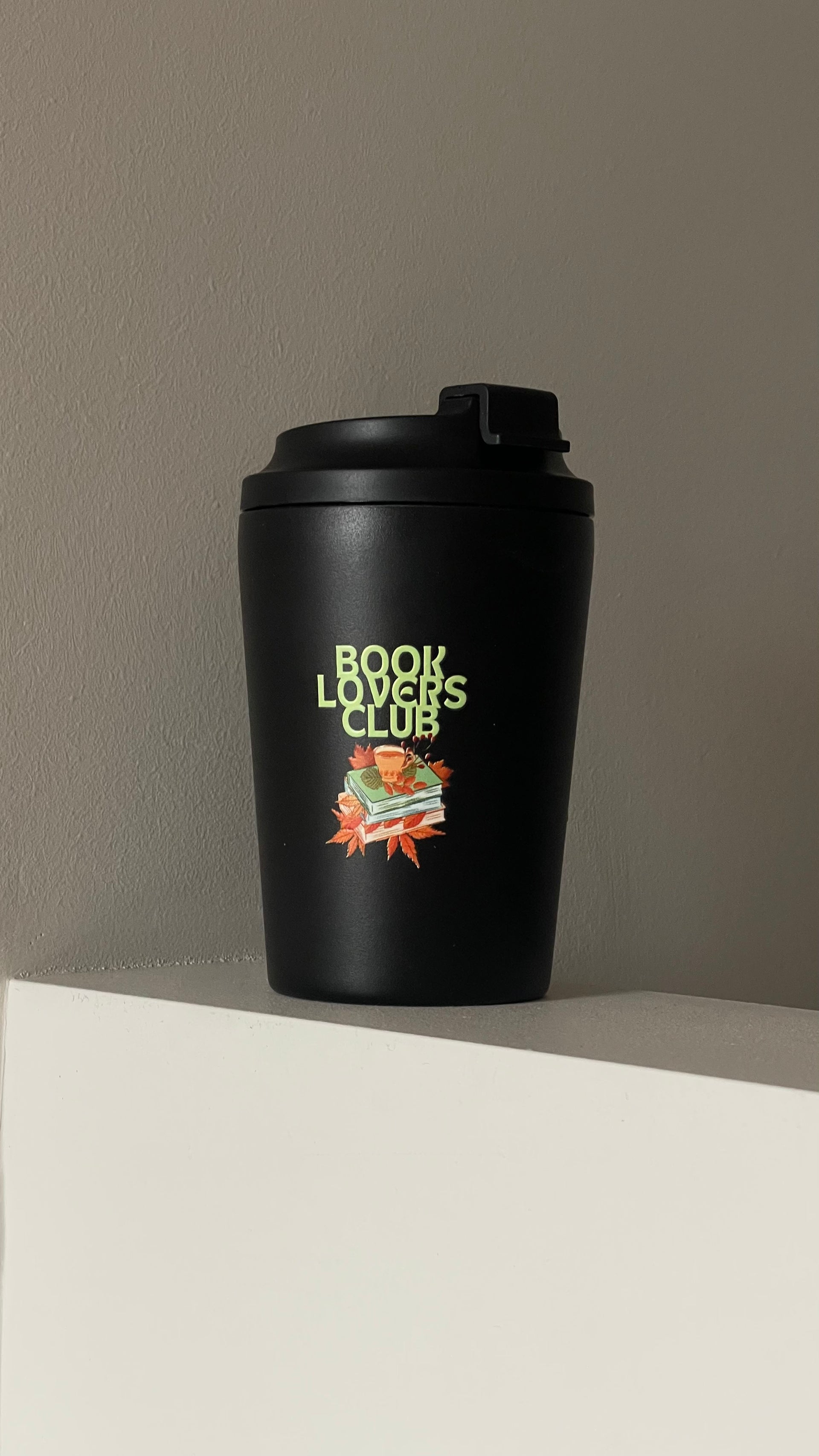 BOOK LOVERS CLUB REUSABLE COFFEE CUP