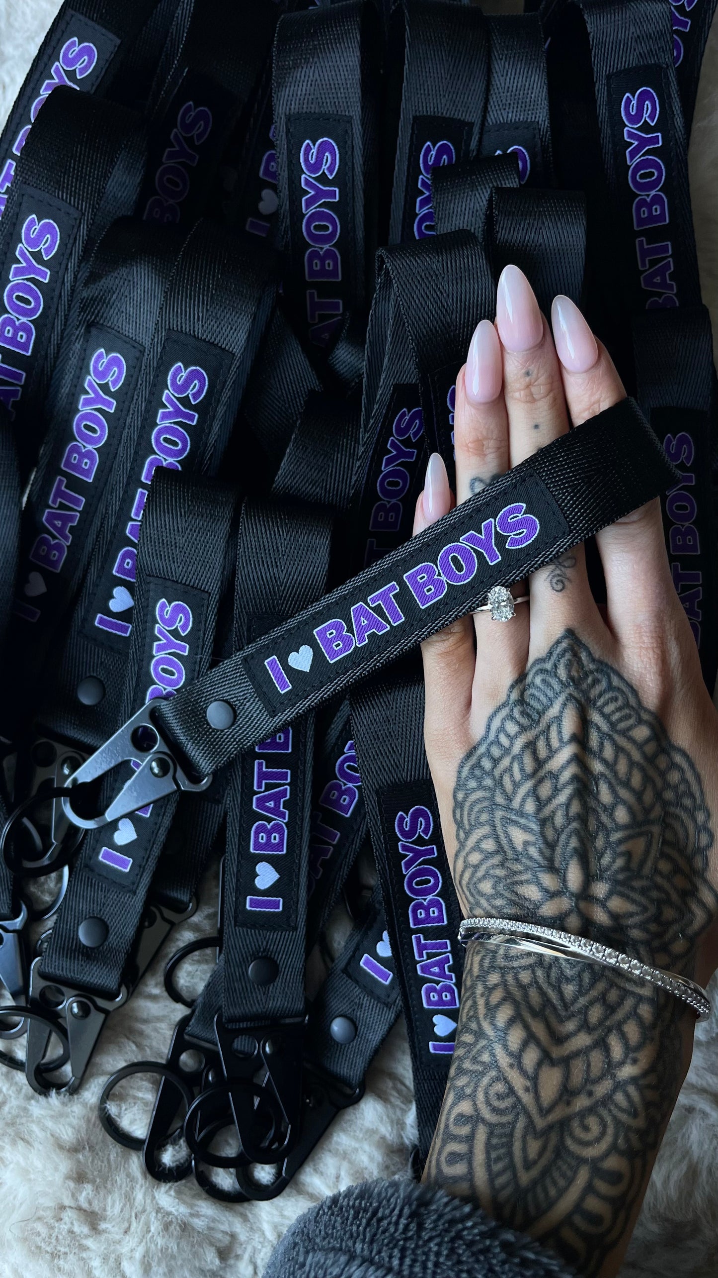 BAT BOY KEYCHAIN LANYARD