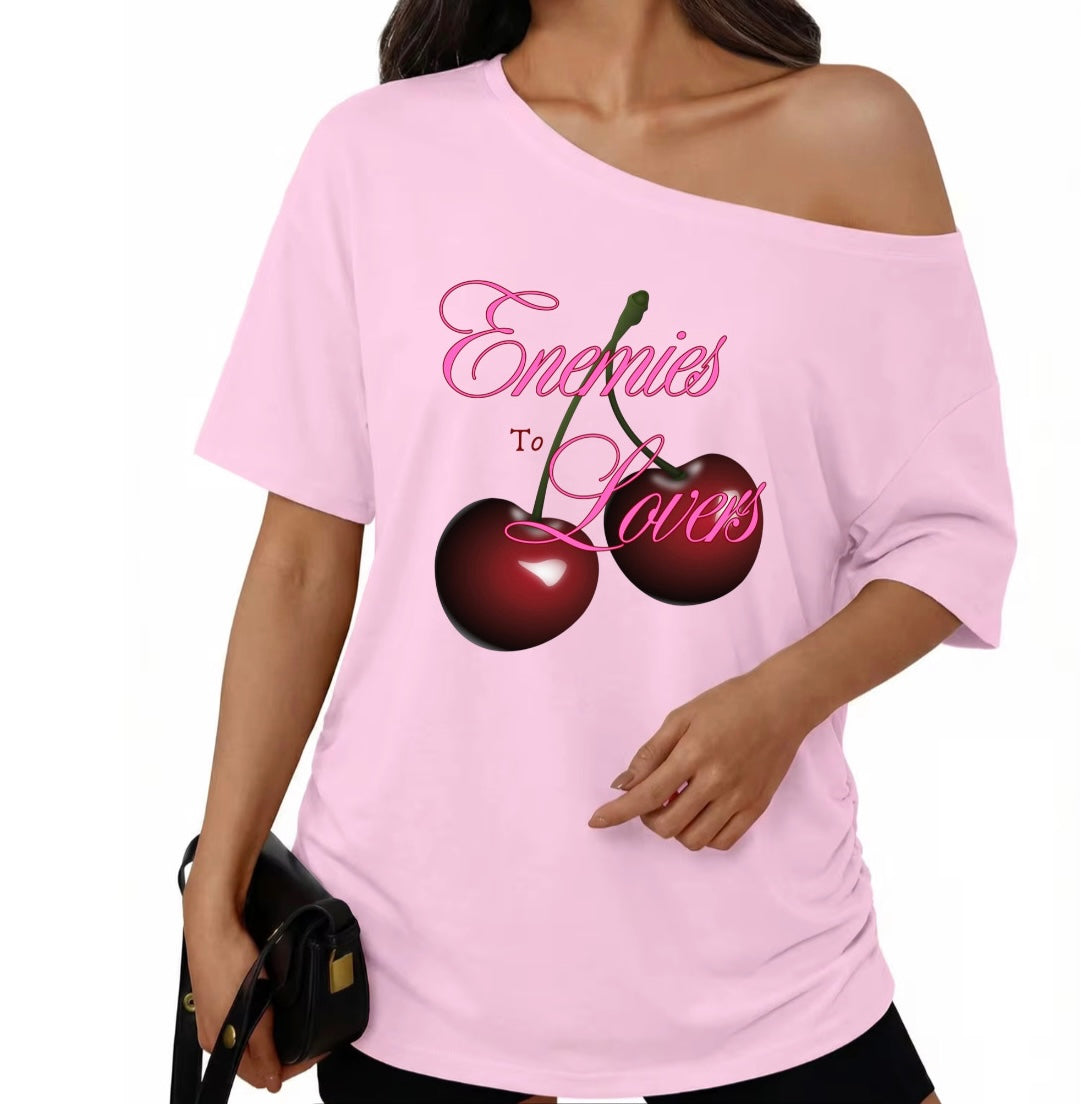 ENEMIES TO LOVERS 0FF-THE-SHOULDER