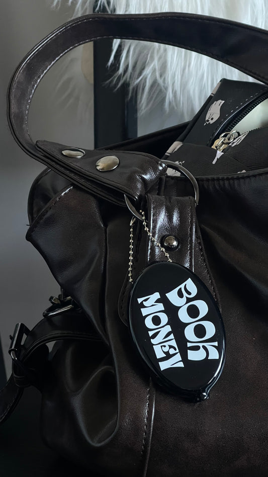 BOOK MONEY COIN PURSE | BLACK