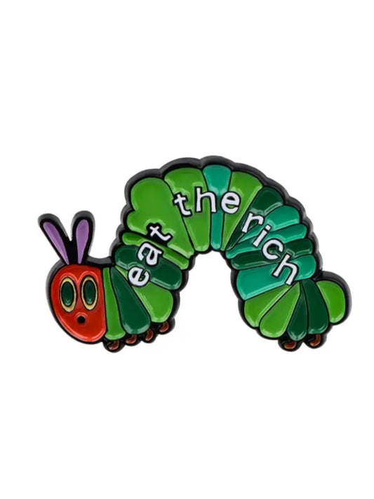 HUNGRY CATERPILLAR BOOK PIN