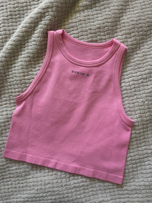 BOOK GIRLIE TANK, WATERMELON *SALE*
