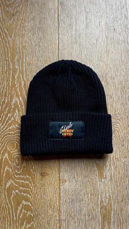 CLUB INTROVERT CHUNKY RIB BEANIE