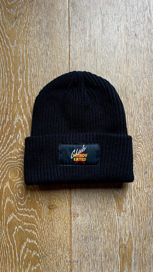 CLUB INTROVERT CHUNKY RIB BEANIE