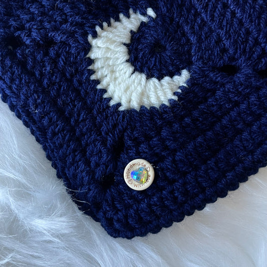 LUNA BOOK SLEEVE, HANDMADE *SALE*